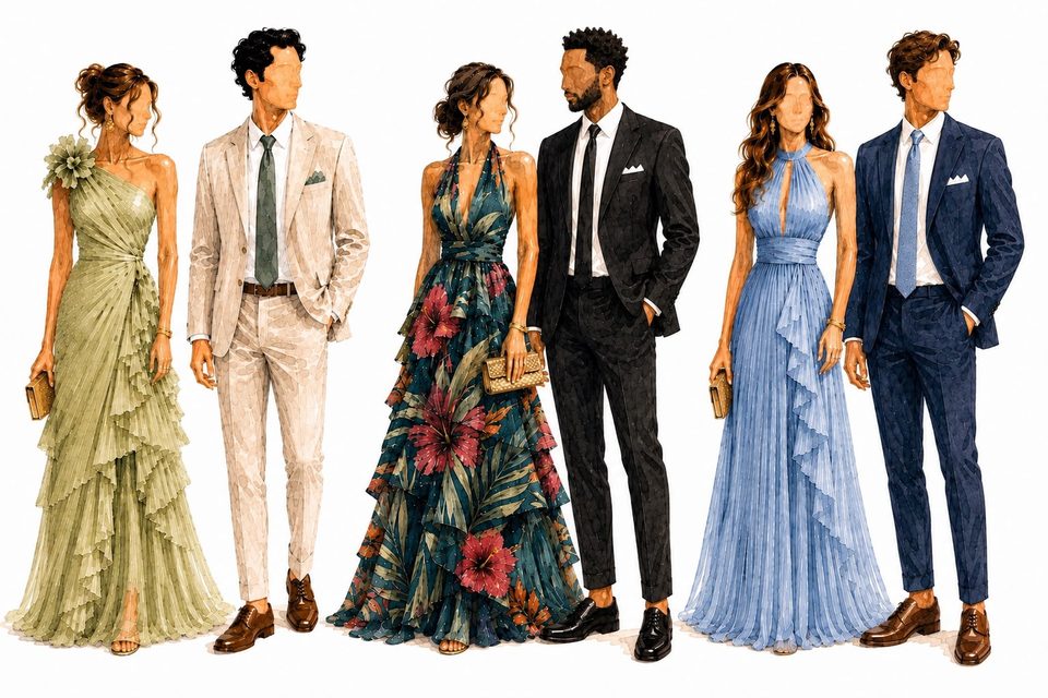 Outfit inspiration for Tropical Formal